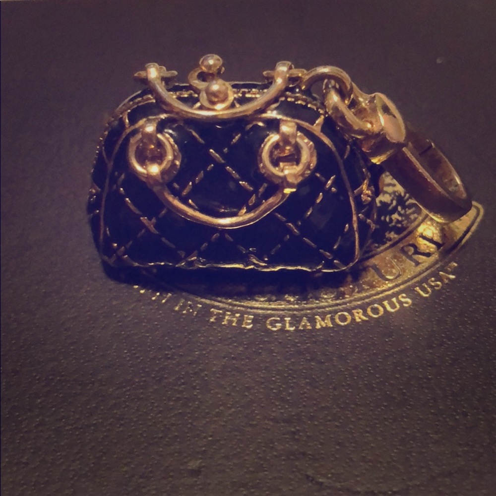 Black Juicy Couture purse charm